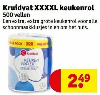 Kruidvat Kruidvat xxxxl keukenrol aanbieding