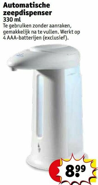 Automatische zeepdispenser