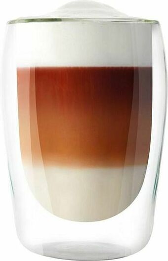 Makro Melitta Glas ’’latte macchiato’’ 300 ml 2 stuks aanbieding