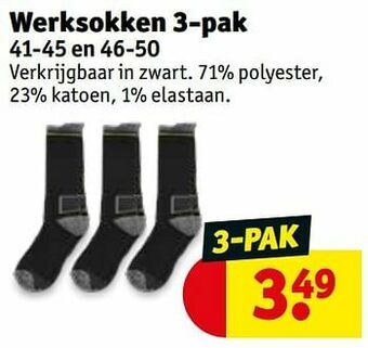Kruidvat Werksokken aanbieding