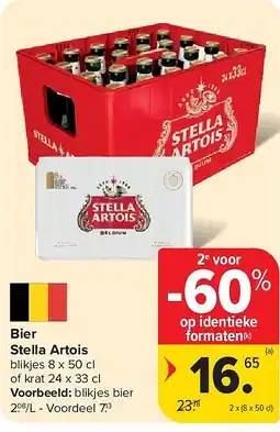 Carrefour Bier Stella Artois aanbieding