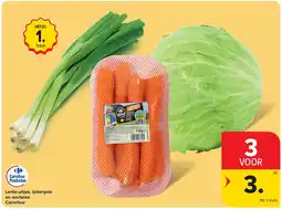 Carrefour Lente-uitjes, ijsbergsla en wortelen Carrefour aanbieding