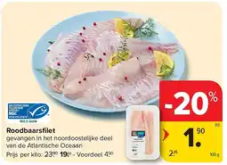 Carrefour Roodbaarsfi let aanbieding