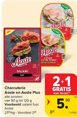 Carrefour Charcuterie Aoste en Aoste Plus aanbieding