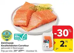Carrefour Zalmhaasje Kwaliteitsketen Carrefour aanbieding