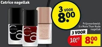 Kruidvat More than nude nagellak aanbieding