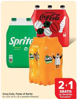 Carrefour Coca-Cola, Fanta of Sprite aanbieding