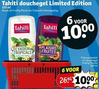Kruidvat Douchegel fruitig plezier aanbieding