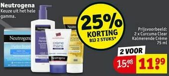 Kruidvat Curcuma clear kalmerende crème aanbieding