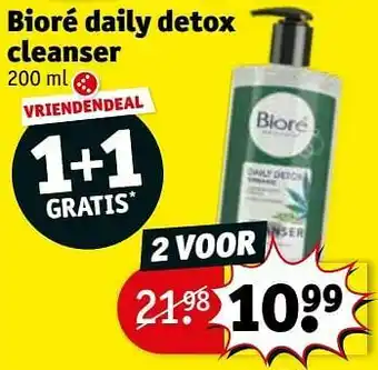 Bioré daily detox cleanser