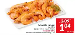 Intermarché Gekookte gamba's aanbieding