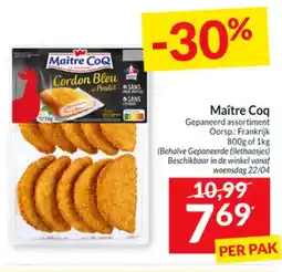 Intermarché Maître CoQ Cordon Bleu aanbieding