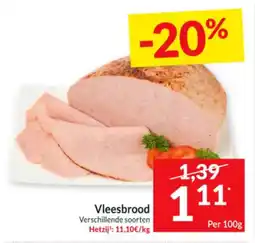 Intermarché Vleesbrood aanbieding