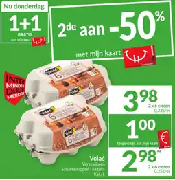 Intermarché Volaé Verse eieren Scharrelkippen aanbieding