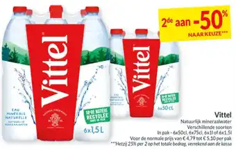 Intermarché Vittel Natuurlijk mineraalwater aanbieding