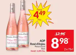 Intermarché AOP Rosé d'Anjou Plessis-Duval Rosé aanbieding