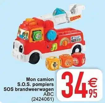 Mon camion S.O.S. pompiers SOS brandweerwagen ABC