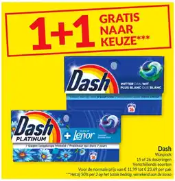 Intermarché Dash Waspods aanbieding
