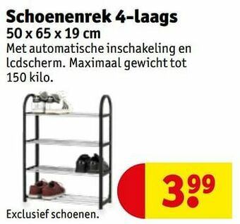Kruidvat Schoenenrek aanbieding