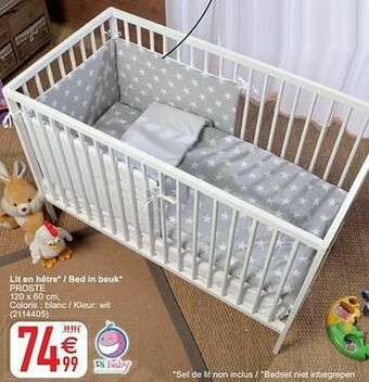 Cora Lit en hêtre - bed in beuk proste aanbieding
