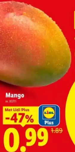 Lidl Mango aanbieding