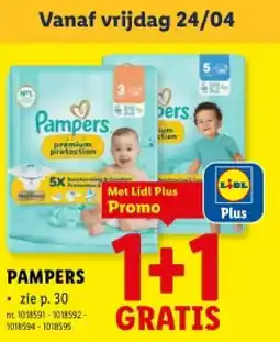 Lidl PAMPERS aanbieding