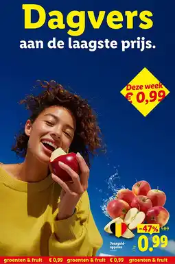 Lidl Jonagoldappelen aanbieding