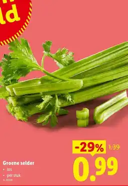 Lidl Groene selder aanbieding