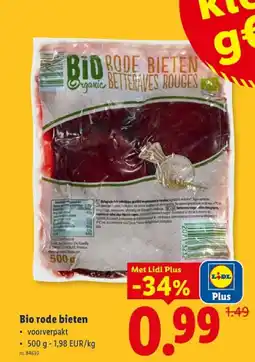 Lidl Bio rode bieten aanbieding