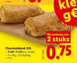 Lidl Chocoladekoek XXL aanbieding