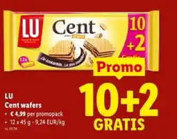 Lidl Cent wafers aanbieding