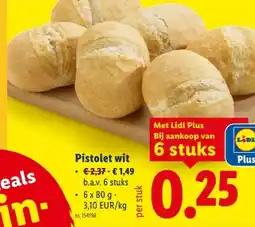 Lidl Pistolet wit aanbieding
