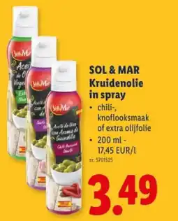 Lidl Kruidenolie in spray aanbieding