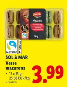 Lidl Verse macarons aanbieding