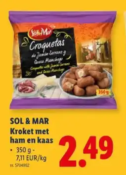 Lidl Kroket met ham en kaas aanbieding