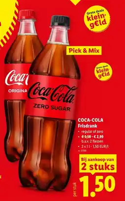 Lidl COCA-COLA Frisdrank aanbieding