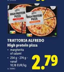 Lidl High protein pizza aanbieding