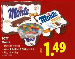 Lidl Monte aanbieding