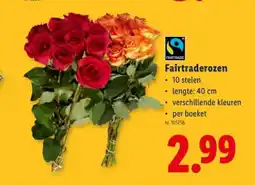 Lidl Fairtraderozen aanbieding