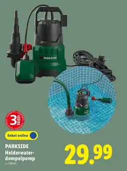 Lidl Helderwaterdompelpomp aanbieding