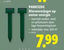 Lidl Dierenverjager op zonne-energie aanbieding
