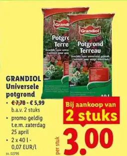 Lidl Universele potgrond aanbieding