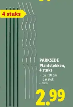 Lidl Plantstokken, 4 stuks aanbieding