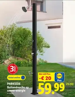 Lidl Buitendouche op zonne-energie aanbieding