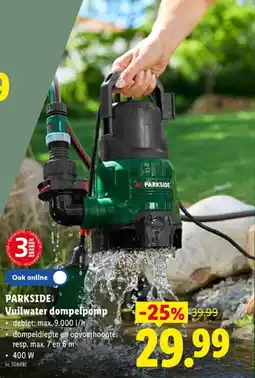 Lidl Vuilwater dompelpomp aanbieding