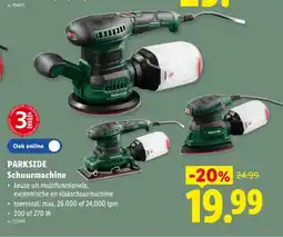 Lidl Schuurmachine aanbieding