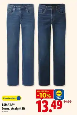 Lidl Jeans, straight fit aanbieding