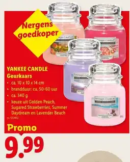 Lidl YANKEE CANDLE Geurkaars aanbieding