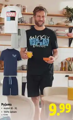 Lidl Pyjama aanbieding