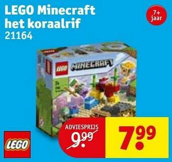 Lego minecraft het koraalrif 21164